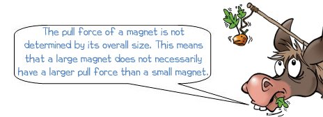 Wonkee Donkee says "The magnetic pull of this type of magnetic sweeper is extremely varied, to find out how much ferromagnetic material your product will hold, please check the specifications"