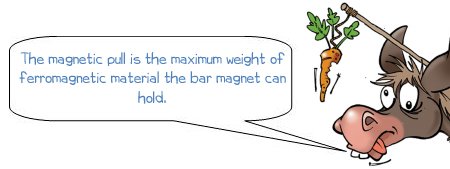 Wonkee Donkee says "The magnetic pull is the maximum weight of ferromagnetic material the weld clamp magnet can hold"