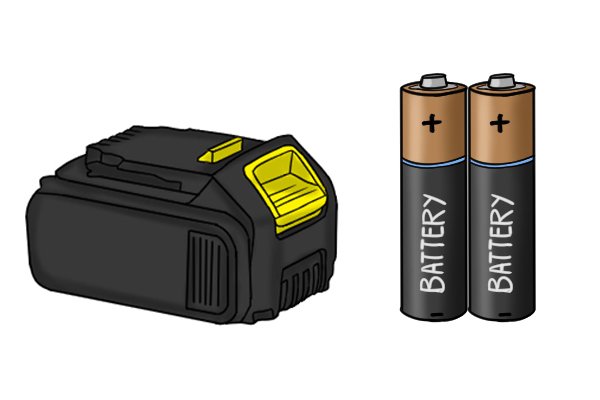 Rechargeable lithium-ion battery vs. disposable AA batteries