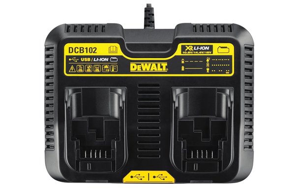 Symbols on charger show how to use and read LEDs and other things.