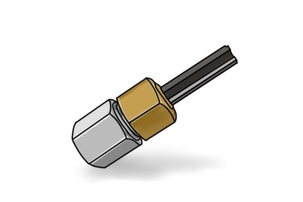 solid carbide four flute mortar raking bit