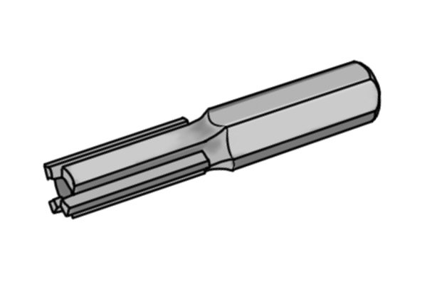 masonry and mortar router bit