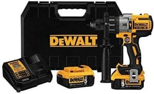 DeWalt DCD996P2 box and accessories
