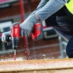 Hilti SF 6H-A22 Cordless Hammer Drill Driver drilling through wood