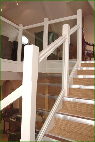 Staircase designed and built in Derby, England.