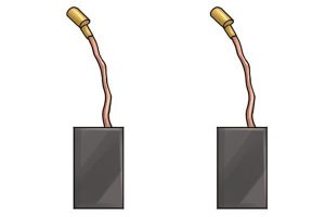 Pop off brushes protect the motor from damage.