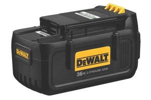 DeWalt battery pack which can be used on several different power tools.