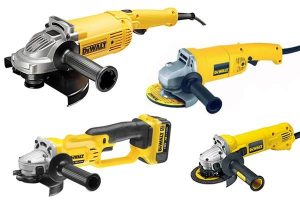 Different types of DeWalt Angle Grinder.