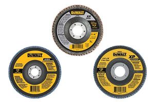 DeWalt flap discs are available in different sizes.